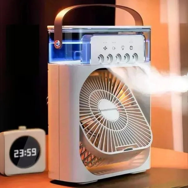 Mini Ventilador e Umidificador de Ar Portátil AIR COOLER FAN