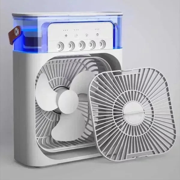 Mini Ventilador e Umidificador de Ar Portátil AIR COOLER FAN